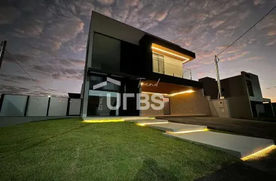 Casa em condomínio fechado com 4 quartos à venda no Jardins Capri, Senador Canedo 