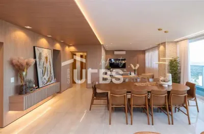 Skygarden flamboyant – 180 m² mobiliado com 3 suítes, home office e vista definitiva em andar alto