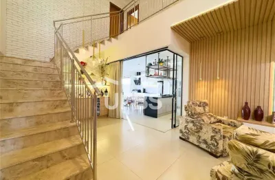 Sobrado em condominio fechado no jardins veneza com 3 suites - mobiliado