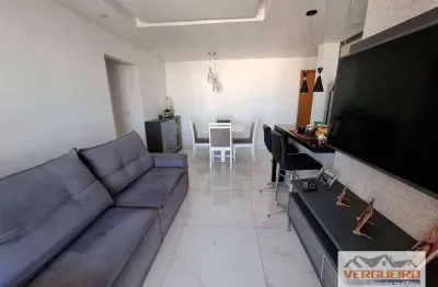 Lindo apartamento no parque industrial - 2 dormitórios, 2 banheiros, 2 garagens, andar alto