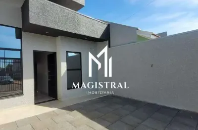 Casa exclusiva em cascavel (bairro brasília) – frente, 2 quartos, 1 suíte