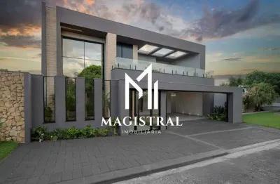 Sobrado residencial no centro de cascavel - 4 quartos, 3 suítes, financia/permuta