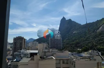 Botafogo, cobertura duplex, vista deslumbrante cristo redentor, 2 quartos, suíte, armários, 2 vagas