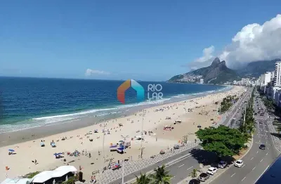 Apartamento à venda em ipanema, 110m2, sala ambientes, 2 suítes, varanda, vista lateral mar, vaga