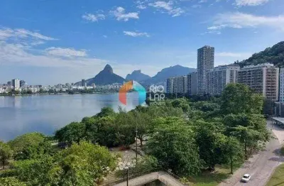 Apartamento à venda na lagoa, 160m2, varanda vista deslumbrante, sala ambientes, 4 quartos (3 suíte