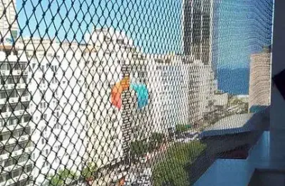 Apartamento tipo cobertura 2 qts à venda em copacabana com vista mar, rio de janeiro, rj