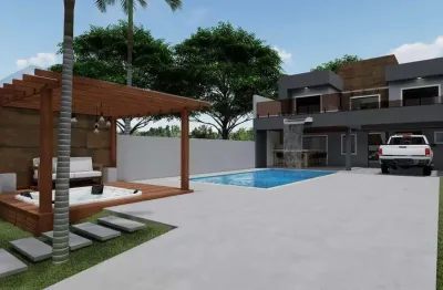 Casa para venda em matinhos, balneário praia grande, 4 dormitórios, 2 suítes, 2 banheiros