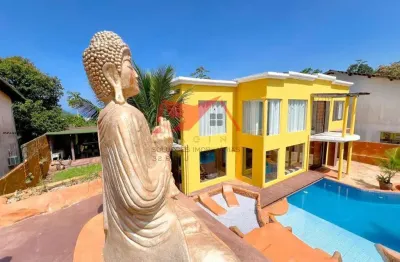 Casa para venda em caraguatatuba, park imperial, 5 dormitórios, 5 suítes, 7 banheiros, 3 vagas