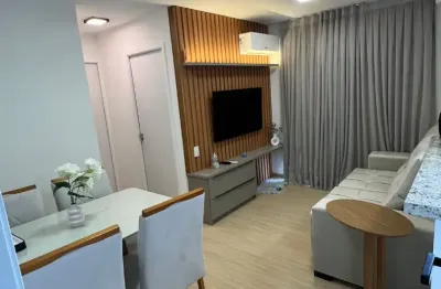 Alugo apartamento mobiliado – 2 quartos, condomínio clube com lazer completo!