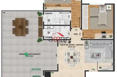 Apartamento com 2 quartos à venda na santa terezinha, belo horizonte  por r$ 550.000