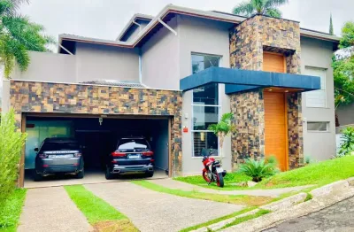 Casa mobiliada com 4 suítes + edícula + lazer completo à venda, 700 m² por r$ 4.000.000 - recanto suíço - cotia/sp