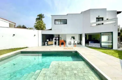 Casa com 6 suítes, 520 m² - venda por r$ 2.900.000 ou aluguel por r$ 28.373/mês - são paulo ll - granja viana - cotia/sp