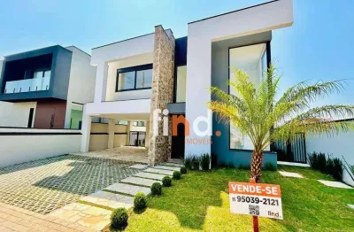 Casa nova com 4 dormitórios (suítes) à venda, 344 m² por r$ 3.500.000 - são paulo ll - granja viana - cotia/sp