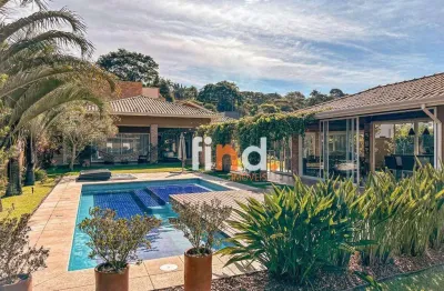 Casa com 4 dormitórios (4 suítes) à venda, 549 m², à venda no parque dom henrique ii - cotia/sp