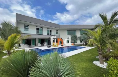 Casa nova com 4 dormitórios (suítes) à venda, 883 m² por r$ 7.300.000 - impecável! são paulo ii - granja viana -  cotia/sp