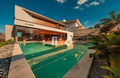Casa mobiliada com 5 suítes à venda, 535 m² por r$ 5.990.000 - granja viana - reserva santa maria - jandira/sp