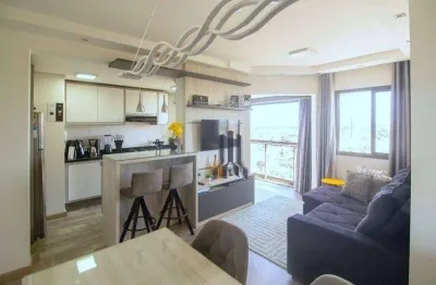 Apartamento com 2 dormitórios para alugar, 60 m² por R$ 4.188,20/mês - Capão Raso - Curitiba/PR