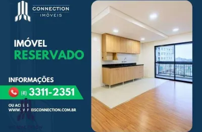 Apartamento com 2 dormitórios para alugar, 61 m² por R$ 3.475,24/mês - Novo Mundo - Curitiba/PR