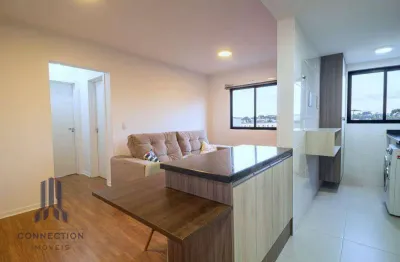 Apartamento semi-mobiliado no bairro portão, em excelente localização  a menos de 1 quadra da faculdade unidombosco e da av. presidente wenceslau braz