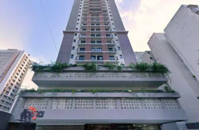 Apartamento com 1 dormitório para alugar, 26 m² por r$ 2.644,00/mês - centro - curitiba/pr