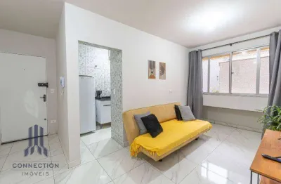 Apartamento com 1 dormitório para alugar, 37 m² por r$ 2.681,26/mês - centro - curitiba/pr
