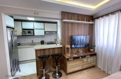 Apartamento com 1 dormitório para alugar, 46 m² por r$ 3.077,06/mês - portão - curitiba/pr