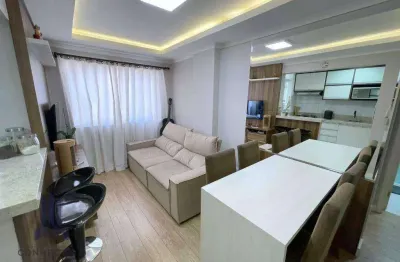 Apartamento com 1 dormitório para alugar, 46 m² por r$ 3.077,06/mês - portão - curitiba/pr