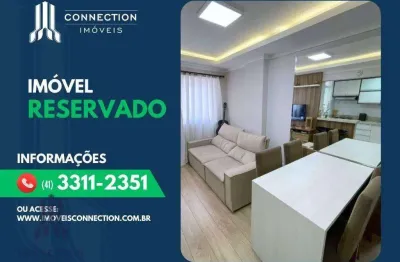 Apartamento com 1 dormitório para alugar, 46 m² por r$ 3.077,06/mês - portão - curitiba/pr
