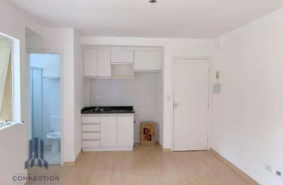 Kitnet com 1 dormitório para alugar, 23 m² por r$ 1.669,14/mês - cajuru - curitiba/pr