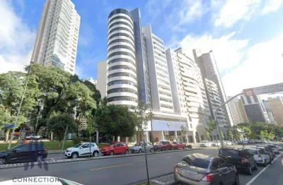 Sala para alugar, 38 m² por r$ 1.972,47/mês - água verde - curitiba/pr