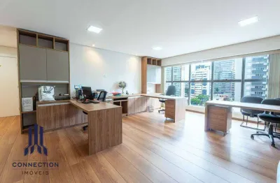 Sala para alugar, 43 m² por r$ 4.160,00/mês - água verde - curitiba/pr