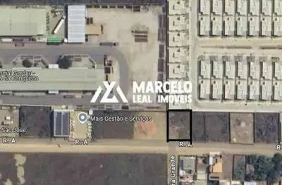 Alugo terreno com 24 mts de frente por 30 mts de fundo em rua asfaltada no bairr