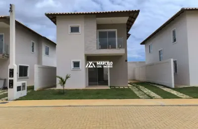Alugo casa nova de alto padrão com 04 suítes, tomada para carro elétrico e móvei