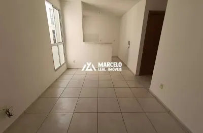 Alugo apto de 2/4 com elevador no 3º andar no condomínio vitória sul com complet