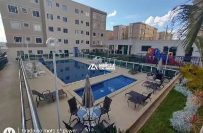 Alugo apto no 1º andar de 2/4 no condominio mrv belvedere a 1200 mts da av. oliv