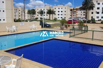 Apto. de 2/4 em condomínio com piscina, academia...etc e próximo a faculdades