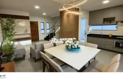 Casa Duplex semi mobiliada com 3 Suítes em Condomínio Fechado em excelente local