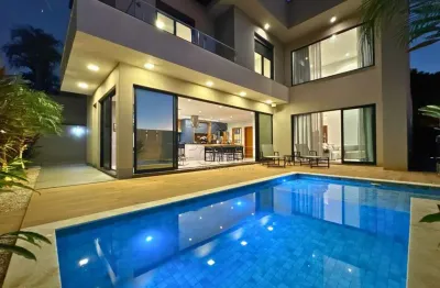 Casa em condomínio fechado com 3 quartos à venda na avenida marco pellegrino, 1000, santa rosa, piracicaba por r$ 2.500.000