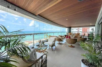 Apartamento com 4 dormitórios à venda, 497 m² por r$ 3.700.000,00 - petrópolis - natal/rn