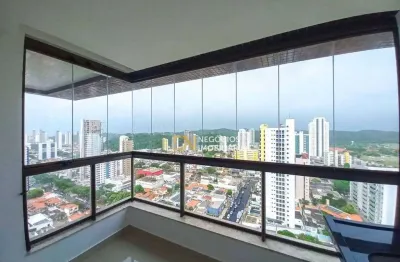 Apartamento em andar alto com 3 suítes e 4 vagas livres à venda, 120 m² por r$ 1.600.000 - tirol - natal/rn