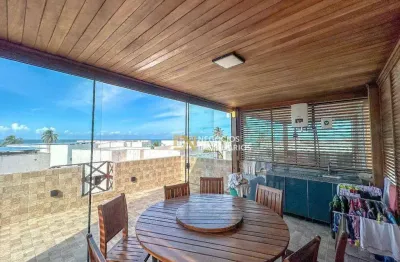 Apartamento triplex com 3 dormitórios à venda, 108 m² por r$ 380.000,00 - maracajaú - maxaranguape/rn