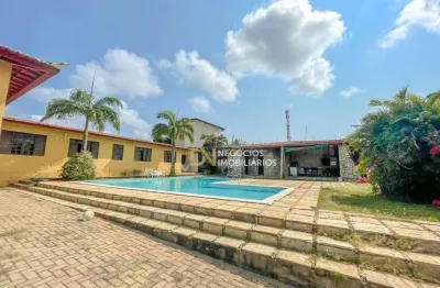 Casa com 5 dormitórios para alugar, 587 m² por r$ 5.780,03/ano - pitimbu - natal/rn