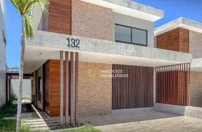Casa com 3 dormitórios à venda, 125 m² por r$ 850.000,00 - ponta negra - natal/rn