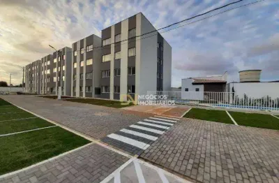 Apartamento com 2 dormitórios à venda, 63 m² por r$ 130.000,00 - guajirú - são gonçalo do amarante/rn