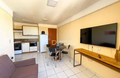 Apartamento/flat com 2 dormitórios sendo 1 suíte com linda vista para o morro do careca, à venda, 55 m² por r$ 415.000 - ponta negra - natal/rn
