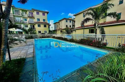 Apartamento com 2 dormitórios à venda, 57 m² por r$ 225.000,00 - parque das árvores - parnamirim/rn