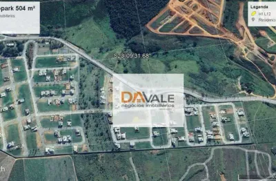 Terreno à venda, 504 m² por r$ 371.000,00 - ecopark boubon - caçapava/sp