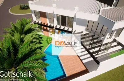 Sobrado à venda, 330 m² por r$ 1.990.000,00 - condomínio residencial santa mônica - caçapava/sp