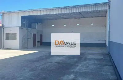 Galpão, 300 mts área com 125 m² área construida- venda por r$ 590.000 ou aluguel por r$ 2.300/mês - vila menino jesus - caçapava/sp