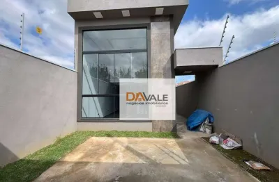 Linda casa com exelente acabamento, 78 m² por r$ 430.000 - areão - taubaté/sp